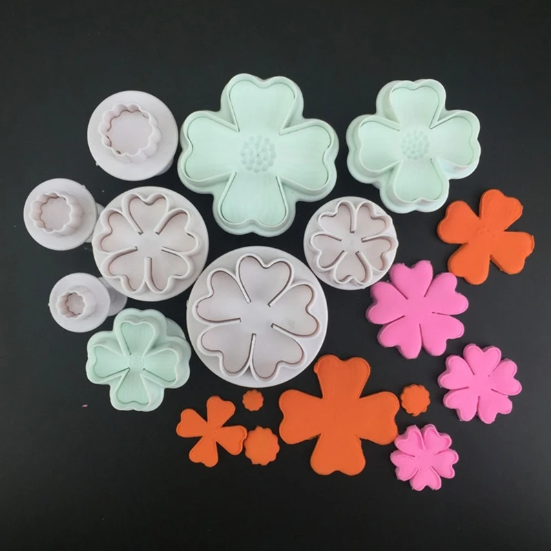3 шт. формочки для печенья 3D формы в форме динозавра Формы для тиснения печенья в форме цветов Приспособления для выпечки сахарных десертов