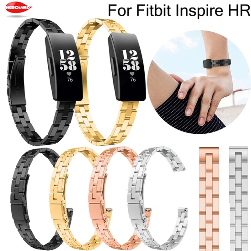 Для Fitbit Inspire HR Замена Ремешка Milanese Loop Магнитный Ремешок Из Нержавеющей Стали Браслет Betl для Аксессуаров Fitbit Inspire