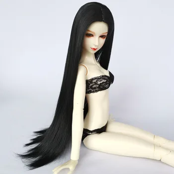 1/3 Женская обнаженная кукла BJD, подвижная кукла с пластиковым шарниром, продается с париком высотой 60 см.  2