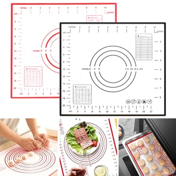 Силиконовый коврик для выпечки, Устройство для приготовления теста для пиццы, Доска для выпечки с антипригарным покрытием, Силиконовый коврик для кухонных принадлежностей для выпечки товары для кухни  5