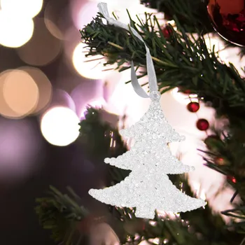 Transparent Acrylic Glitter Enfeites De Natal Christmas Pendant Christmas Tree Hanging Ornaments Новогодние Украшения 2023  5