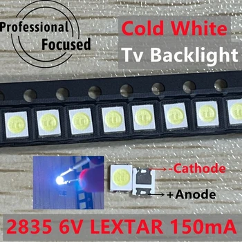 50шт Оригинальный LEXTAR LED 3528 2835 1210 Световых Шариков Высокой Мощности 1 Вт 6 В Холодного белого Цвета Для Применения Светодиодной Подсветки ЖК-телевизора  0