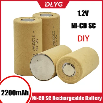 100% Качественная Аккумуляторная батарея Ni-Cd SC, 2200 мАч SC1.2V, Используемая для Отвертки Bosch Motian, Электродрели, электроинструмента DIY  10