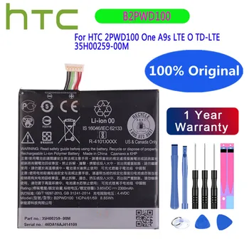 Новый HTC 2300 мАч 100% Оригинальный Аккумулятор для HTC One A9s LTE O TD-LTE 35H00259-00M Smart Mobile Phone Battery Аккумуляторы B2PWD100  5
