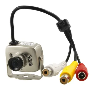 Проводная камера CMOS Видео Аудио Камера видеонаблюдения инфракрасного ночного видения, аналоговый видео аудио монитор Камера  10