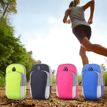 6,5-дюймовая спортивная сумка для бега на открытом воздухе, многофункциональная сумка для мобильного телефона, кошелек для ключей, сумка для ремня для бега, водонепроницаемый материал  5