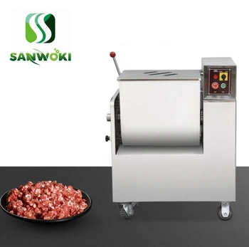 Электрическая машина для перемешивания мяса объемом 70 л, мешалка для сырья, блендер для начинки булочек, машина для смешивания мяса, мешалка для сосисок  0