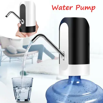 Универсальный электрический водяной насос на галлон с USB-зарядкой, Диспенсер для воды с переключателем в один клик, Кухонный Автоматический насос для бутылок с водой  4