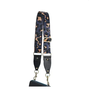 Новый красочный ремень для сумки из леопардового полотна, сменные плечевые ремни, Регулируемый ремень через плечо, аксессуары для кошельков, ремни для руля  5