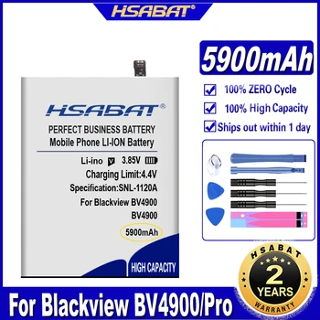 Аккумулятор HSABAT Li616077HTT емкостью 5900 мАч для Blackview BV4900 BV4900 Pro Batteries  5