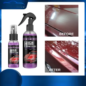Geruiou 3-в-1 Высокозащищенный Спрей Для автомобильной краски Автоматическая Очистка Покрытия Спрей Для Автомобильной Краски Средство Для Удаления Царапин На автомобиле Детали автомобиля  5