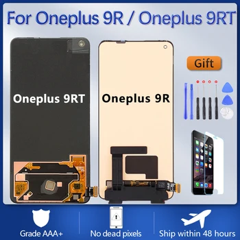 Оригинальный AMOLED Для OnePlus 9R 9RT 5G ЖК-дисплей С Сенсорным Экраном Digitizer Запасные Части Для One Plus 9R 9RT AMOLED Дисплей  5