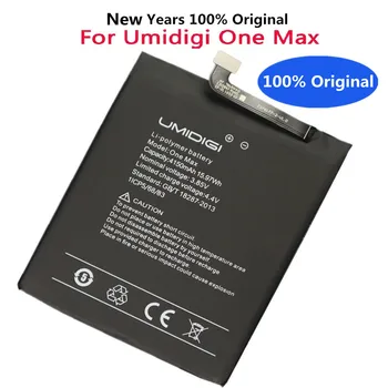 Новый 100% Оригинальный Аккумулятор UMI Емкостью 4150 мАч Для Umidigi One Max 6,3 дюйма MTK6763, Высококачественный Сменный Аккумулятор Для Мобильного Телефона  5