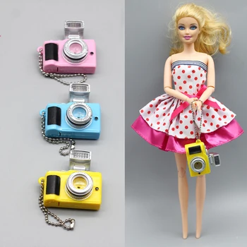 Новинка, 1 шт. Супер милая мини-кукла интимные аксессуары зеркальная камера для подарка ребенку 1/6 BJD  5