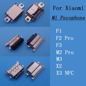 1ШТ Разъем Type C Micro Usb Jack Для Xiaomi Mi Pocophone F1 Poco F1 F2 Pro F3 Poco X3 NFC X2 M2 Pro M3 Порт Зарядки  1