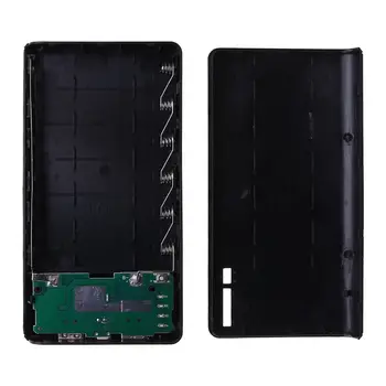 Двойной USB блок питания 6x18650 Внешнее резервное зарядное устройство для телефона  5