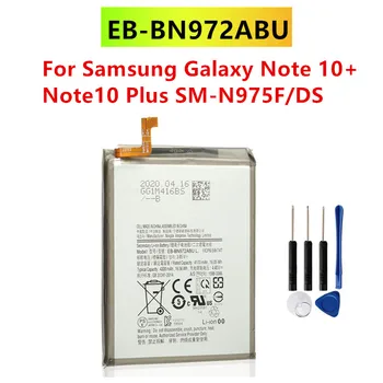 Оригинальный аккумулятор EB-BN972ABU для Samsung GALAXY Note 10 + Note10 Plus SM-N975F/DS Сменный Аккумулятор телефона 4300 мАч + Бесплатные Инструменты  5