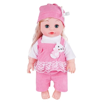 Куклы-младенцы 13-дюймовые для мальчиков и девочек, мягкий винил для всего тела, Реалистичные Новорожденные младенцы с комплектом одежды  2