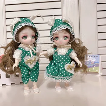 17 см детские куклы Полный комплект одежды для кукол Bjd 1/8 bjd Play House Куклы-одевалки Игрушки для детей подарок на день рождения для девочек Настольные игрушки  5