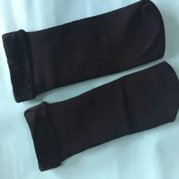 Осень и зима Плюс бархатные Толстые черные женские носки, Высококачественные носки Оптом 7 пар/лот  5