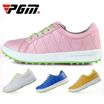 Женская обувь PGM из дышащей кожи из микрофибры, водонепроницаемые шипы, нескользящая обувь, устойчивая к хорошему сцеплению XZ033  10