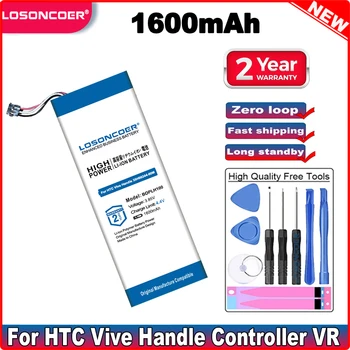 LOSONCOER 1600mAh BOPLH100 35H00244-00M VR Head Стеклянная Батарея Виртуальной Реальности Для HTC Vive Handle Controller VR Battery  4