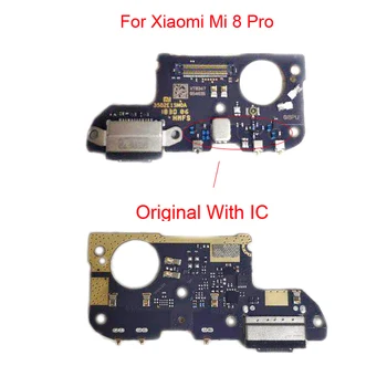 Оригинальный USB Порт Для Зарядки Микрофона Док-станция Для Микрофона Соединительная Плата Гибкий Кабель Для Xiaomi Mi 8 Pro Запчасти Для Ремонта  2