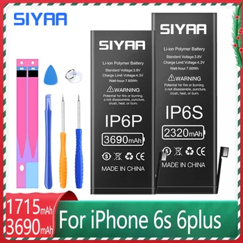 Аккумулятор SIYAA Для Apple iPhone 6S 6Plus 6 Plus iPhone6s Высокой Емкости 3690 мАч Сменный Литий-Полимерный Аккумулятор Мобильного Телефона Bateria  3