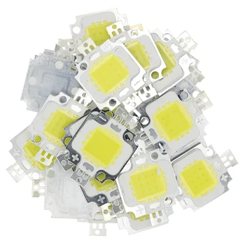 Светодиодные чиповые бусины 10 Вт Диодные лампы с подсветкой Холодный белый Теплый белый светодиодная матрица для самодельных прожекторных ламп  5
