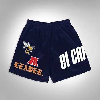 Elcapitan D'Angelo Russell мужские шорты для фитнеса, пляжные брюки, спортивные штаны baskeall, сетчатые дышащие шорты 2023, новые шорты для шоппинга, мужские  5