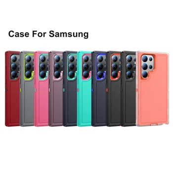 Для Samsung S23 Ultra Case, жесткий чехол с защитой от взлома для Samsung S22 Plus S23 A13 4G A14 5G  5