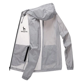 Летний Новый Hazzys ультра легкий солнцезащитный крем куртка кемпинг УФ защита от Солнца одежда для мужчин одежда для рыбалки быстрая сухая кожа ветровка   4