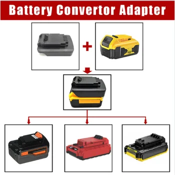 Аккумуляторный Адаптер Для Литиевой Батареи Dewalt 18v 20v, Преобразованный В Электроинструмент Для Black & Decker/Porter-Cable/Stanley 18V 20V Battery  0