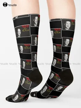 Норм Макдональд - Покойся С миром Норм Макдональд - Rip Norm Macdonald 1959 2021 Носки Молодежные Бейсбольные Носки Мультяшный Подарочный Носок На Заказ  1