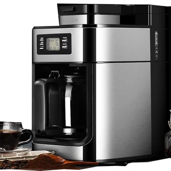 Автоматическая американская кофемашина PE3200 домашнего помола, коммерческая машина, кофемашина для приготовления кофе в зернах, Маленькая кофеварка двойного назначения  4