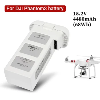 НОВЫЙ Аккумулятор Дрона 15,2 В 4480 мАч для DJI Phantom 3 SE Intelligent Flight Li-Po Battery Профессионального Стандарта Аксессуары Для Радиоуправляемых Дронов  5