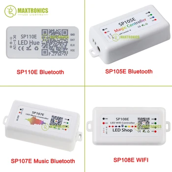 SP105E Magic Controller Bluetooth 4,0 DC5-24V 2048 Пикселей для WS2811 2812 2801 6803 IC Светодиодные Ленты Поддержка IOS/Android APP  0