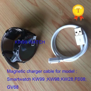 KW99 kw98 FS08 KW28 gv68 Смарт-часы наручные часы Закаленные очки Защитная пленка для экрана сильный магнитный зарядный кабель зарядное устройство  5