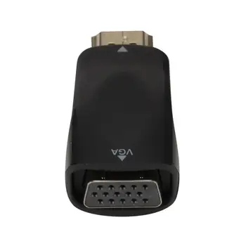 Адаптер, совместимый с VGA, Конвертер аудиокабеля HD 1080P для портативных ПК, телевизора, компьютерного дисплея, проектора.  4