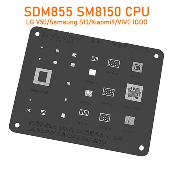 Трафарет для Реболлинга Wylie WL-68 BGA Для Samsung S10 Xiaomi 9 LG V50 Vivo IQOO BGA153 OPM2622 SM8150 PM8150 CPU RAM Power IC Chip  10