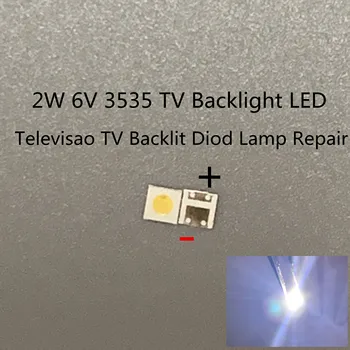2W 6V 3535 Для LG 3V TV Подсветка Светодиодных SMD-Диодов Холодный Белый ЖК-телевизор 150lm Televisao TV Ремонт Диодной Лампы С подсветкой Применение  5