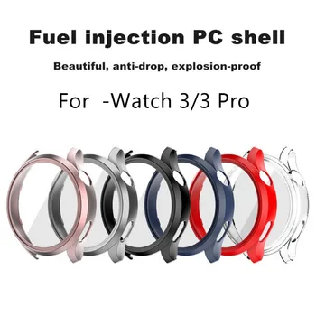 PC Shell Full Glass Screen Protector Чехол-Рамка Для Hua-wei Watch 3/3 Pro 48/46 мм Smartwatch 3pro Защитный Чехол  5