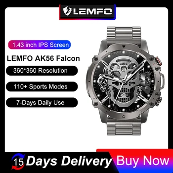 LEMFO AK56 Smartwatch Falcon IP67 Водонепроницаемые смарт-часы для мужчин, фитнес-трекер, 110 + спортивных режимов для телефона Android IOS 2023  5
