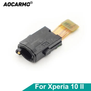Aocarmo Для Sony Xperia 10 II X10ii XQ-AU51 XQ-AU52 SO-41A SOV43 Разъем для наушников Отверстие Для наушников Разъем Аудио Гибкий Кабель  10