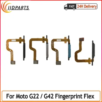 Новинка Для Motolora Moto G22 Датчик Отпечатков Пальцев Гибкий Кабель Сканер Сенсорных Запасных Частей Для Moto G42 Fingerprint Flex  10