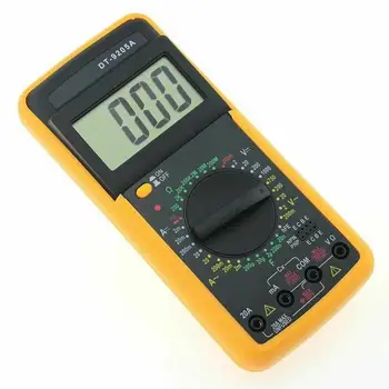 DT9205A Ручной цифровой мультиметр 1999 отсчетов переменного / постоянного напряжения, измеритель сопротивления тока, Тест емкости, Диодный тестер  10